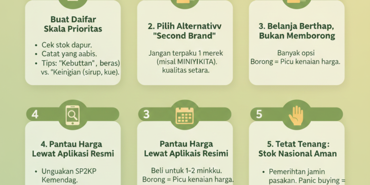 Lima Jurus Belanja Bijak Jelang Hari Raya