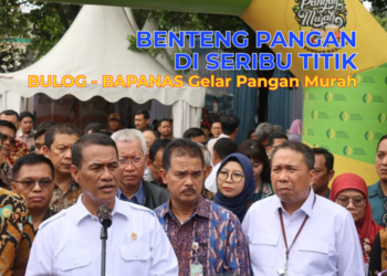 Benteng Pangan di Seribu Titik Jelang HBKN 2026, BULOG dan BAPANAS Gelar Pangan Murah