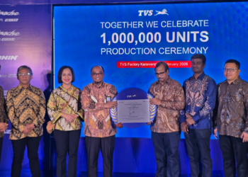 TVS Motor Indonesia Capai Produksi 1 Juta Unit, Kemenperin Puji Kontribusi Ekonomi Nasional