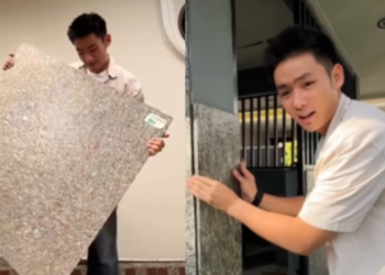 Eksperimen Jerhemy Owen: Menyulap Sampah Saset Menjadi Papan Bangunan Estetik dan Tahan Karat