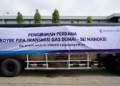 Krakatau Steel Kirim Perdana Pipa Baja Proyek Strategis Nasional Dumai–Sei Mangkei