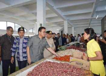 Mendag Budi Santoso: Perdagangan Pasar Gambir Tebing Tinggi Normal Pascabencana Banjir