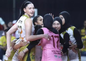 Gresik Phonska Plus Gulung Jakarta Electric PLN 3-0, Rebut Puncak Klasemen Proliga 2026