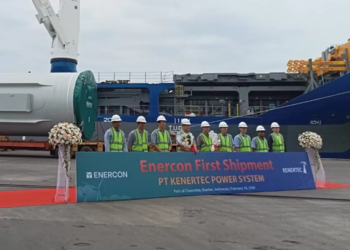 Sasar Pasar Kanada, PTP Nonpetikemas Banten Ekspor Perdana Menara Turbin Angin