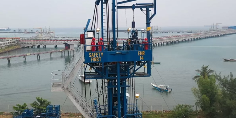 Saham ELSA mencapai rekor tertinggi sejak IPO di Rp770, didorong kinerja solid 2025 dan strategi inovasi 2026. (Foto: Urbancity/Pool/Dok. Elnusa)