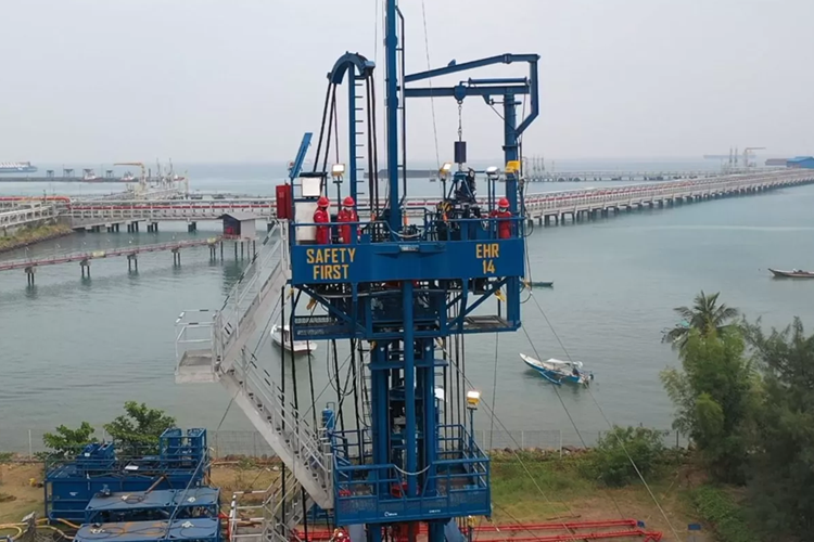 Saham ELSA mencapai rekor tertinggi sejak IPO di Rp770, didorong kinerja solid 2025 dan strategi inovasi 2026. (Foto: Urbancity/Pool/Dok. Elnusa)