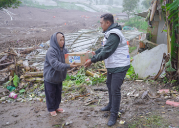 BRI Peduli Tanggap Cepat Bantu Korban Longsor Cisarua