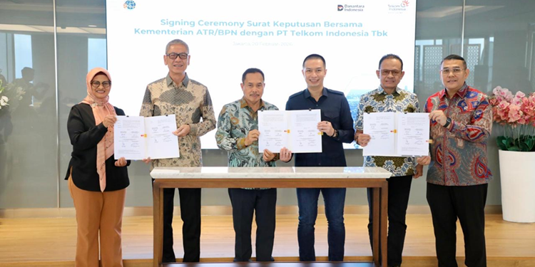 Kementerian ATR/BPN-Telkom Bentuk Satgas Amankan Aset Negara, Target Setahun Rampung