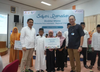 Safari Ramadan PHI: Sunaryanto Cek Kesiapan Operasi Hulu Migas Kalimantan dan Santuni Anak Yatim