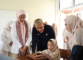 Dirut PTPN IV PalmCo Jatmiko Santosa Pasok Alat Keterampilan untuk Siswa SLB Sri Mujinab Pekanbaru