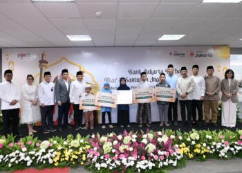 Bank Jakarta Salurkan Santunan Rp1,7 Miliar untuk 8.500 Yatim dan Duafa