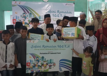 Pertamina EP Sukowati Safari Ramadan di Campurejo: Pererat Silaturahmi dan Santuni Anak Yatim