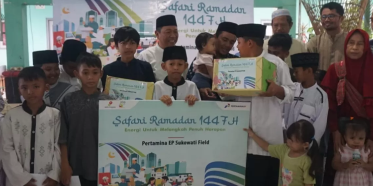 Pertamina EP Sukowati Safari Ramadan di Campurejo: Pererat Silaturahmi dan Santuni Anak Yatim