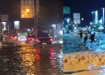 Lumpuh Total: Banjir 2,5 Meter di Ketanggungan Brebes Rendam Mobil Pemudik