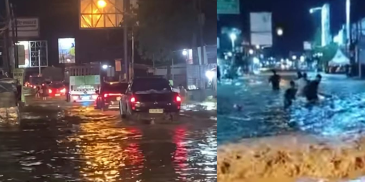 Lumpuh Total: Banjir 2,5 Meter di Ketanggungan Brebes Rendam Mobil Pemudik