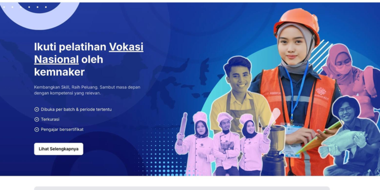 Pemerintah Buka Pelatihan Vokasi Nasional 2026: Gratis untuk 70 Ribu Peserta, Cek Syaratnya!