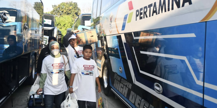 Pertamina Berangkatkan 5.000 Peserta Mudik Bareng 2026 ke 23 Kota di Jawa