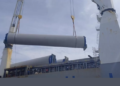 Pelindo Banten Ekspor Wind Mill Tower ke Kanada, Buktikan Ciwandan Siap Tangani Kargo Raksasa