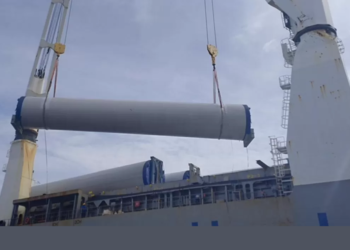 Pelindo Banten Ekspor Wind Mill Tower ke Kanada, Buktikan Ciwandan Siap Tangani Kargo Raksasa