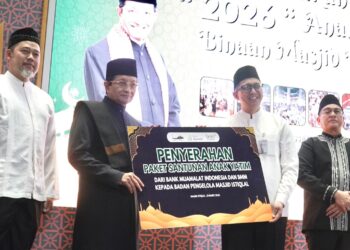 Bank Muamalat dan BMM Salurkan Santunan Rp240 Juta untuk 2.026 Anak Yatim di Istiqlal