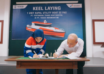 Pertamina Trans Kontinental Bangun Kapal Utility Boat di Bekasi untuk Ketahanan Energi