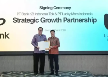 KB Bank Kucurkan Kredit Rp400 Miliar ke Lucky Mom Indonesia untuk Perkuat Sektor FMCG