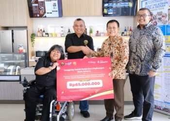 Bank Jakarta Salurkan Bantuan  Untuk Sahabat Disabilitas Binaan YaSDI