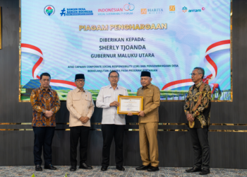 Pemprov Maluku Utara Raih Penghargaan Kemendes PDT Berkat Kolaborasi Pembangunan Desa