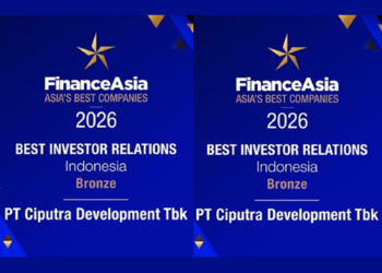Sabet Penghargaan FinanceAsia 2026, Ciputra Development Raih Emas Kategori ESG
