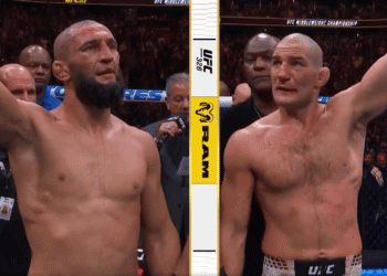 Duel Berdarah UFC 328: Sean Strickland Rebut Sabuk Juara, Paksa Khamzat Chimaev Telan Kekalahan Perdana