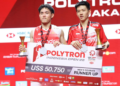 Bungkus Predikat Runner-Up Indonesia Open 2026, Duet Raymond-Joaquin Jaga Tradisi Juara
