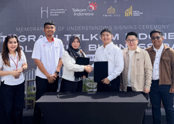 Gandeng Telkom, Holdwell Business Park Pasang Jaringan Digital di Area Logistik