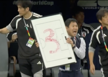 Pelatih Jepang Hajime Moriyasu Pakai Kode Papan Tulis Misterius di Piala Dunia 2026