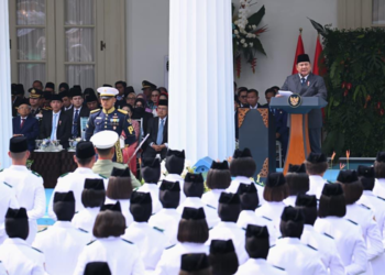 Pimpin Upacara 1 Juni, Presiden Prabowo Sebut Pancasila Konsensus Agung Bangsa