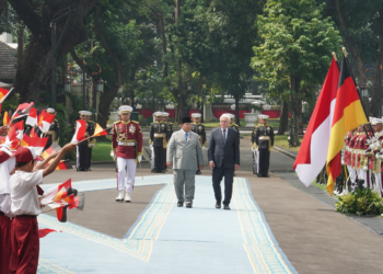 Presiden Prabowo Sambut Kunjungan Kenegaraan Presiden Jerman Steinmeier di Istana Merdeka