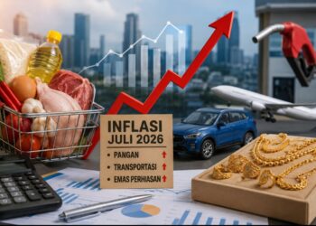 Sektor Transportasi, Pangan, dan Emas Perhiasan Dorong Inflasi Pada Juli 2026