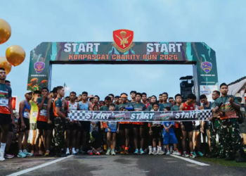Charity Run HUT ke-79 Korpasgat Pacu Gaya Hidup Sehat Warga Medan